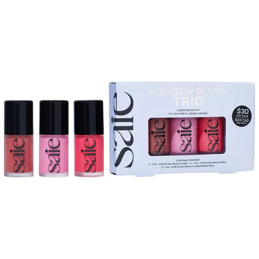 Mini Dew Blush Trio Set - Saie / Set 3 pzas mini rubor liquido