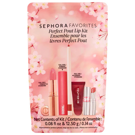 Perfect Pout Lip Kit - Sephora Favorites / Set Ed. Limitada 5 pz para labios