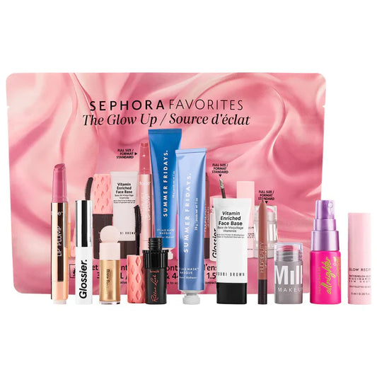 The Glow Up Kit - Sephora Favorites / Set 10 pzas esenciales de belleza