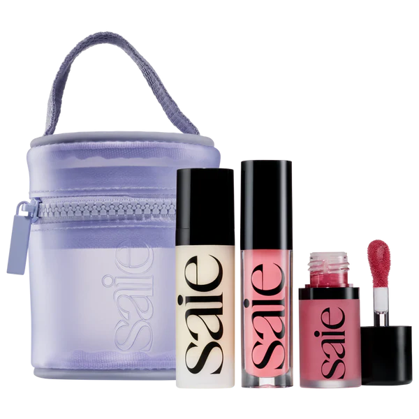 The SaieGlow™ Starter Kit - Saie / Set esenciales rostro, mejillas y labios