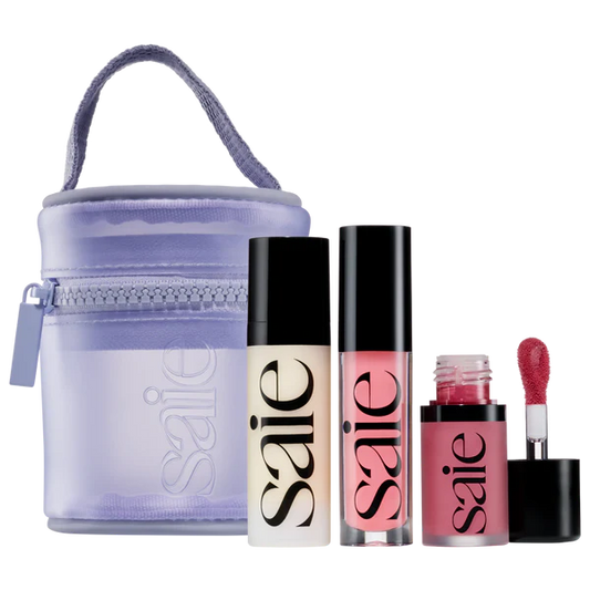 The SaieGlow™ Starter Kit - Saie / Set esenciales rostro, mejillas y labios